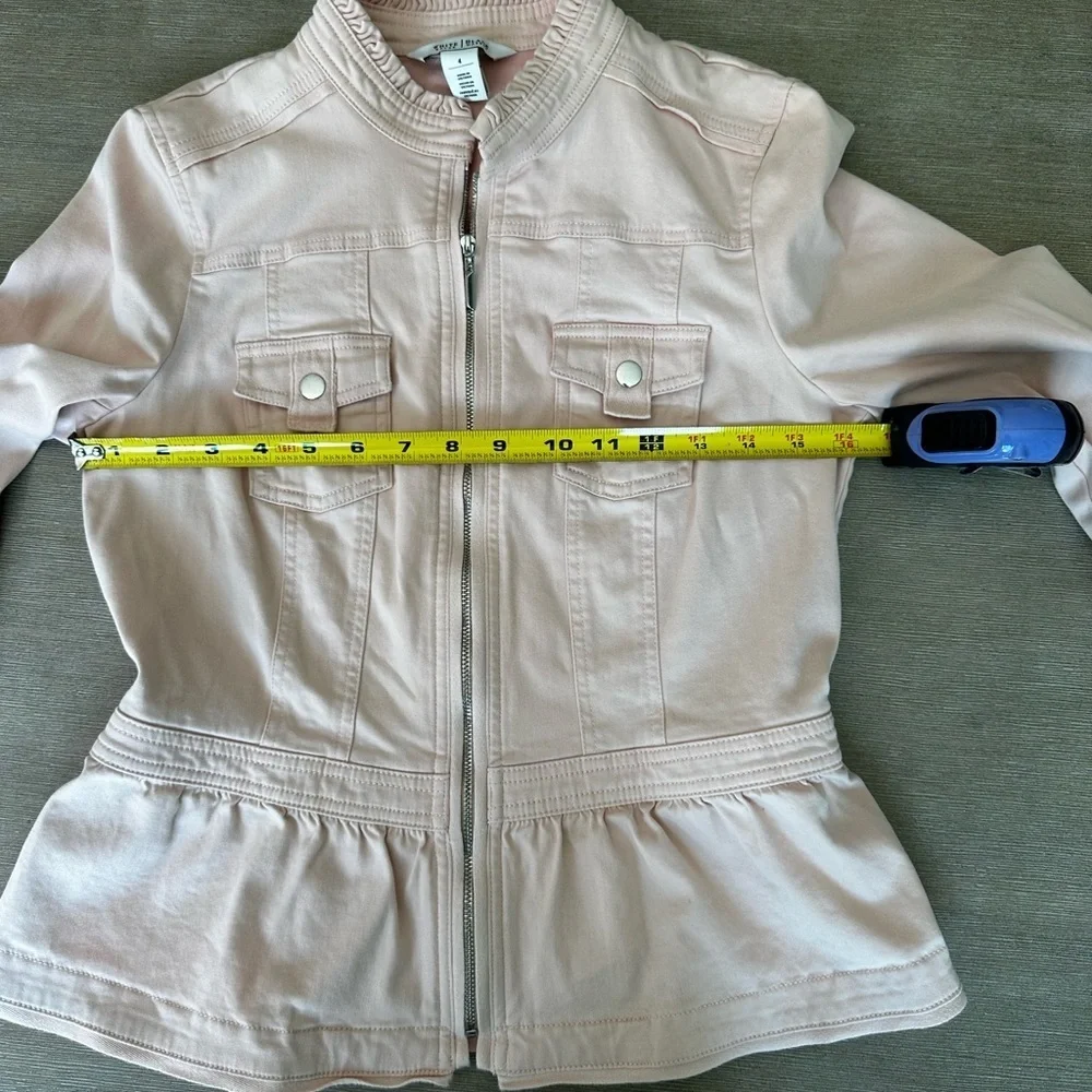 White House Black Market Light Pink woman’s  cotton size 4 Jacket